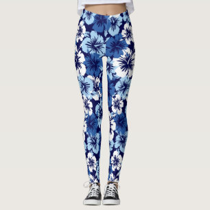 Leggings Floral tropical hawaïen de ketmie épique