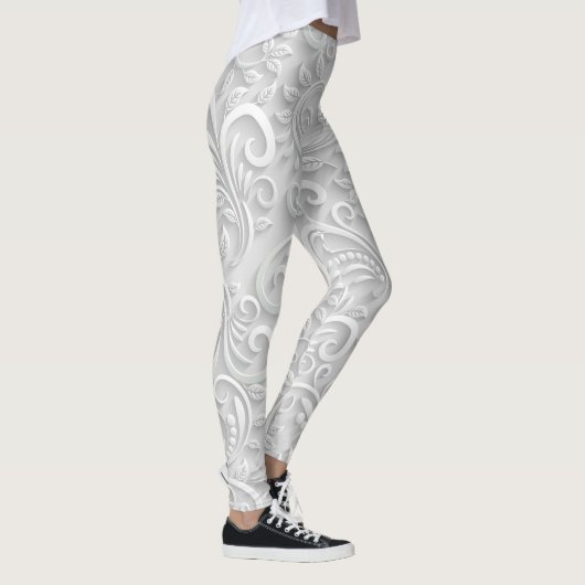 LEGGINGS "FLORALE DE NOËL EN 3D" (Droite)