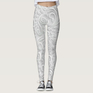 LEGGINGS "FLORALE DE NOËL EN 3D"