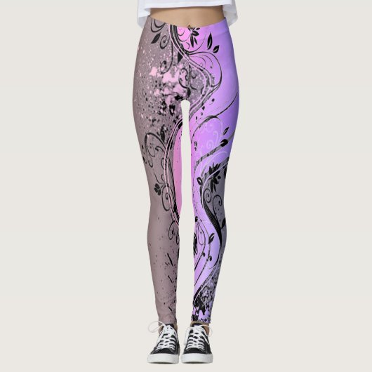 Leggings floraux (Devant)