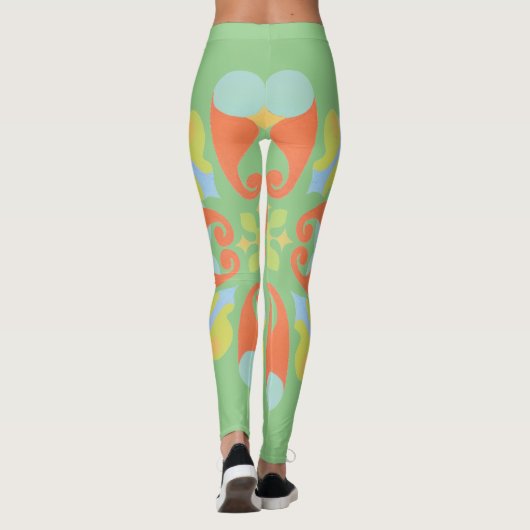 Leggings floraux (Dos)