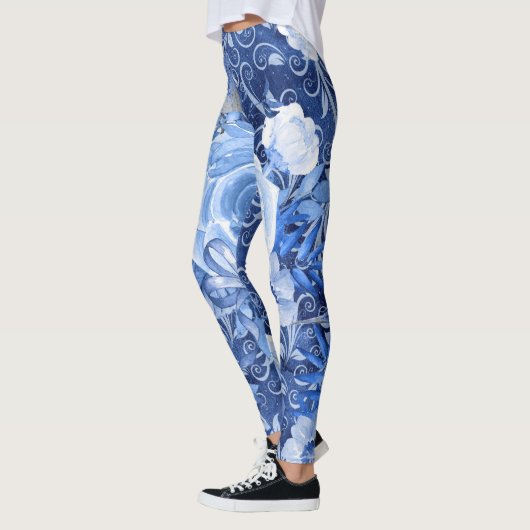 Leggings floraux, 1 Créateur d'impression à fleurs (Gauche)