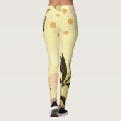Leggings floraux Abstraits - Confortable et unique (Dos)