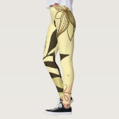 Leggings floraux Abstraits - Confortable et unique (Gauche)