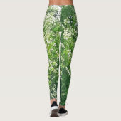Leggings floraux blancs (Dos)