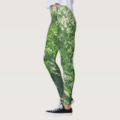 Leggings floraux blancs (Gauche)