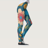 Leggings floraux bleus (Droite)