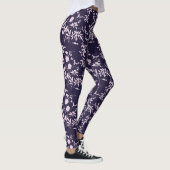 Leggings floraux bleus/roses pour femmes (Droite)