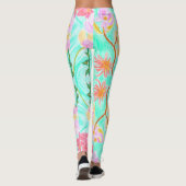 Leggings Floraux Chers Par Ariella & Lily Designs (Dos)