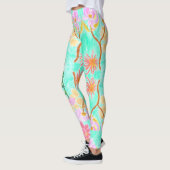 Leggings Floraux Chers Par Ariella & Lily Designs (Gauche)