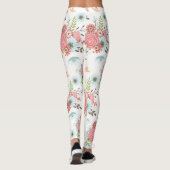 Leggings floraux colorés (Dos)