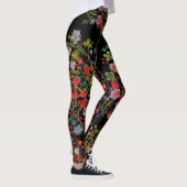 Leggings floraux de fraise Boho (Droite)