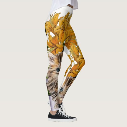 Leggings floraux de Kitten (Droite)