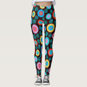 Leggings floraux et colorés (Devant)