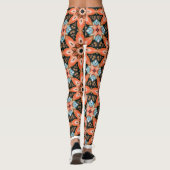Leggings floraux floraux de Kaleidoscope (Dos)