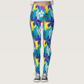 Leggings floraux hawaïens (Devant)