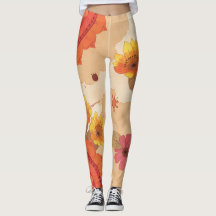 Leggings Floraux Inspirés du Sud-Ouest Coloré