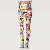 Leggings floraux modernes (Devant)