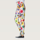 Leggings floraux modernes (Gauche)