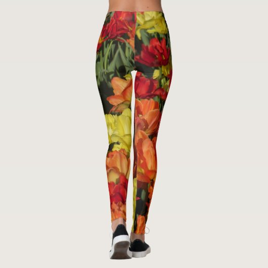 Leggings floraux multicolores (Dos)
