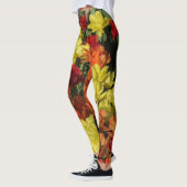 Leggings floraux multicolores (Gauche)