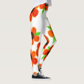 Leggings floraux orange (Droite)
