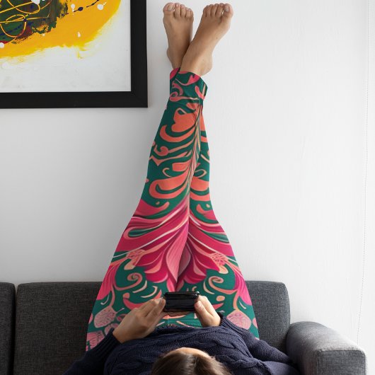 Leggings floraux pour femmes