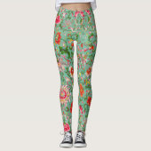 Leggings floraux pour femmes (Devant)