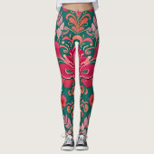 Leggings floraux pour femmes (Devant)