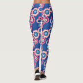 Leggings floraux rétro (Dos)