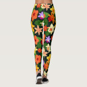 Leggings floraux tropicaux (Dos)