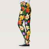Leggings floraux tropicaux (Gauche)