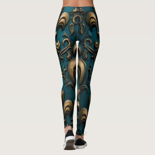 Leggings floraux vintages (Dos)