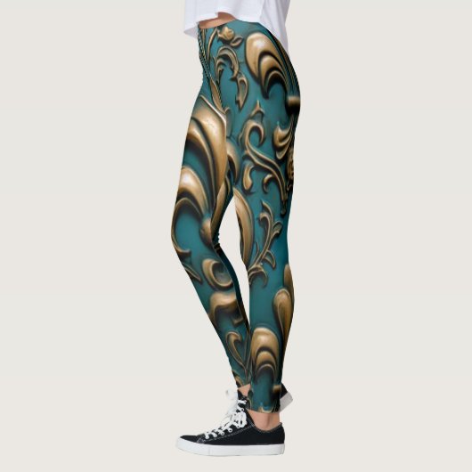 Leggings floraux vintages (Gauche)