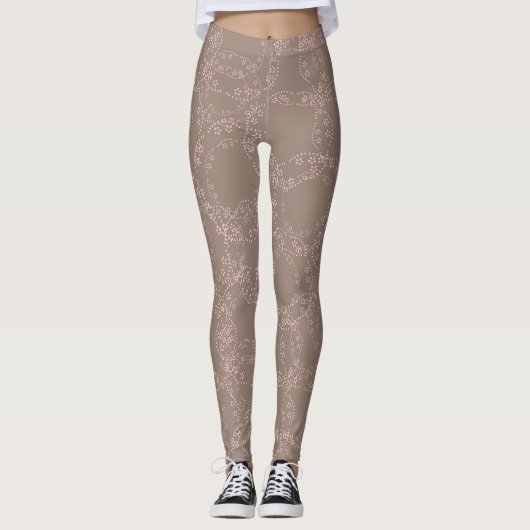 Leggings floraux vintages (Devant)