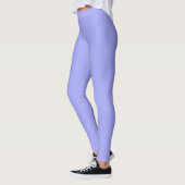 Leggings floraux violets de lavande de mariée (Gauche)