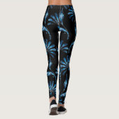 Leggings Flore bleu brillant (Dos)