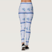 Leggings Flore Bleue Accentué (Dos)