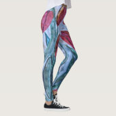 Leggings Flore de la Tulipe rouge (Droite)