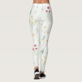 Leggings Flore fleurie printanière (Dos)
