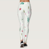 Leggings Flore fleurie printanière (Dos)