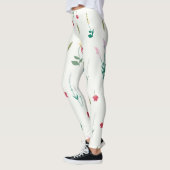 Leggings Flore fleurie printanière (Gauche)