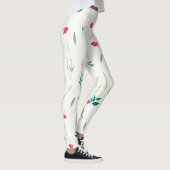 Leggings Flore fleurie printanière (Droite)