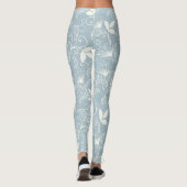 Leggings Flore fleurie printanière (Dos)