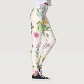 Leggings Flore fleurie printanière (Droite)