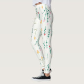 Leggings Flore fleurie printanière (Gauche)