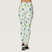 Leggings Flore fleurie printanière (Dos)