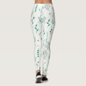 Leggings Flore fleurie printanière (Dos)