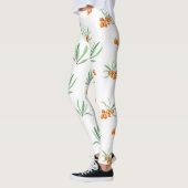 Leggings Flore fleurie printanière (Gauche)