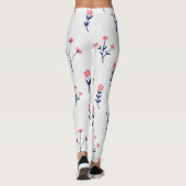 Leggings Flore fleurie printanière (Dos)